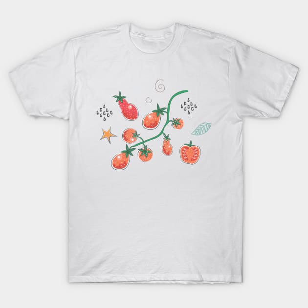 Tomatoes T-Shirt by Countryside